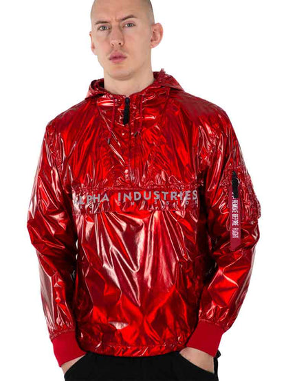 Alpha Industries Anorak GLOSSY SPEED RED