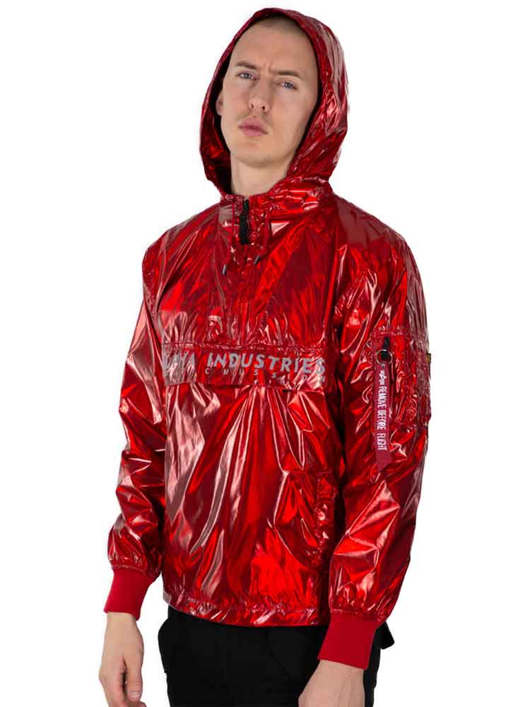 Alpha Industries Anorak GLOSSY SPEED RED