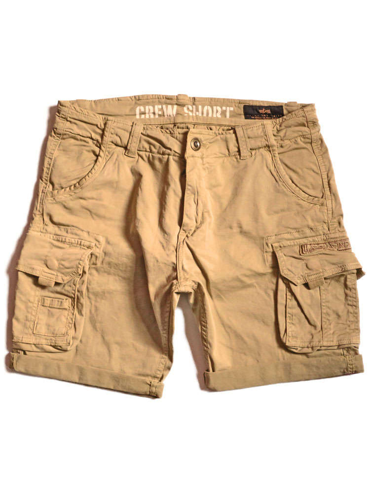 Alpha Industries Crew Short - sand