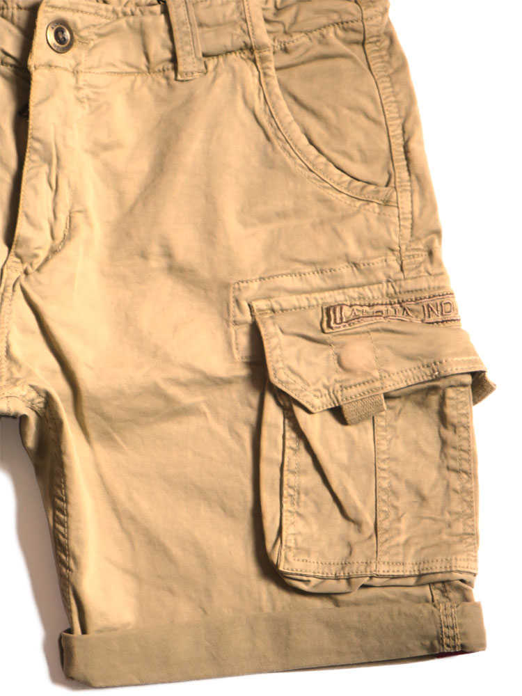 Alpha Industries Crew Short - sand