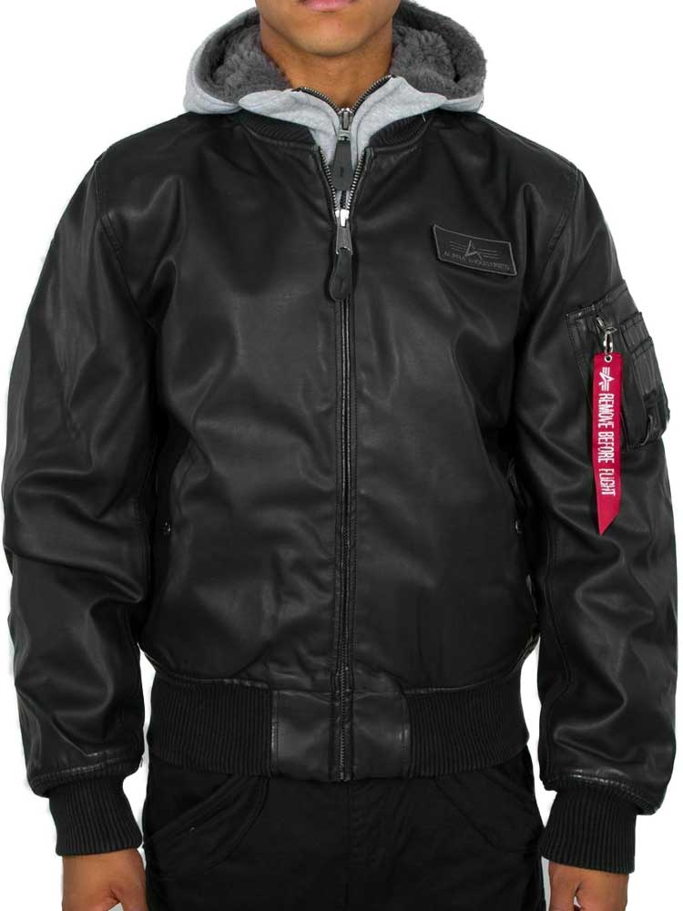 Alpha Industries MA-1 D-TEC FL - schwarz-grau