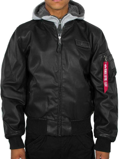 Alpha Industries MA-1 D-TEC FL - schwarz-grau