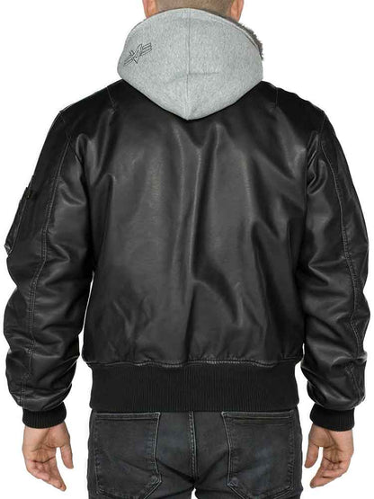 Alpha Industries MA-1 D-TEC FL - schwarz-grau
