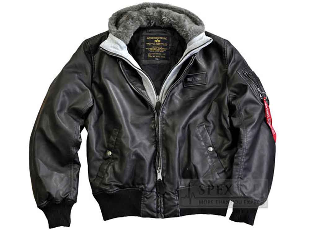 Alpha Industries MA-1 D-TEC FL - schwarz-grau