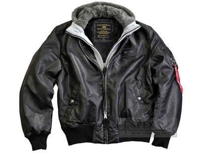 Alpha Industries MA-1 D-TEC FL - schwarz-grau