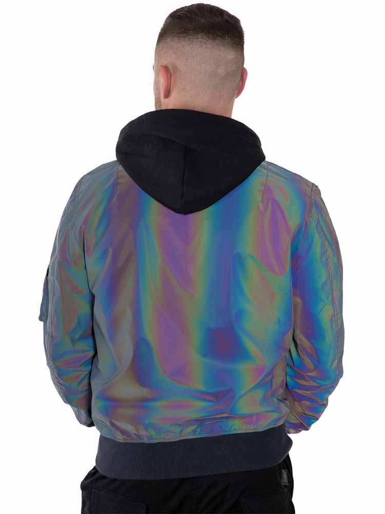 Alpha Industries MA-1 LW HD Rainbow Reflective