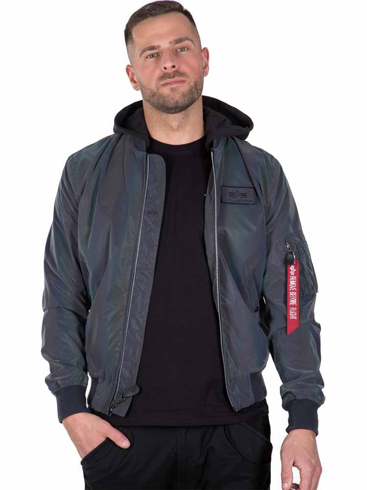 Alpha Industries MA-1 LW HD Rainbow Reflective