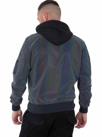 Alpha Industries MA-1 LW HD Rainbow Reflective
