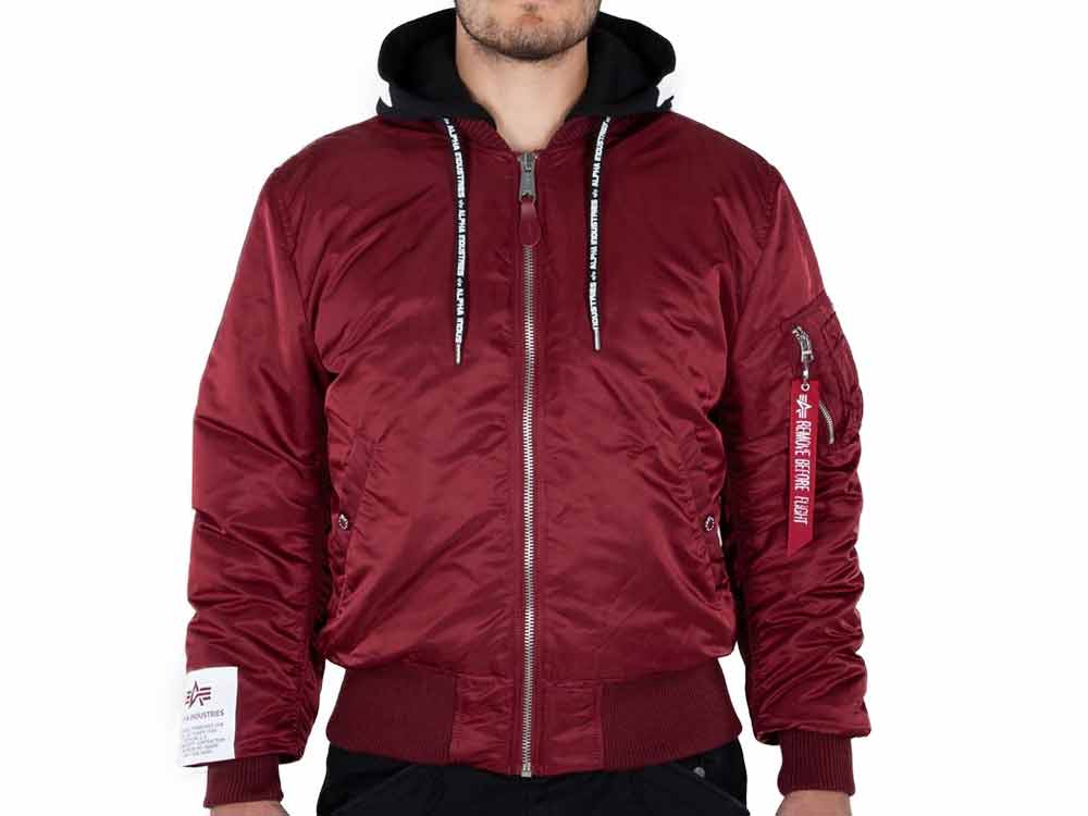 Alpha Industries MA-1 ZHP burgundy