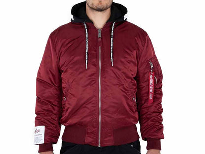Alpha Industries MA-1 ZHP burgundy