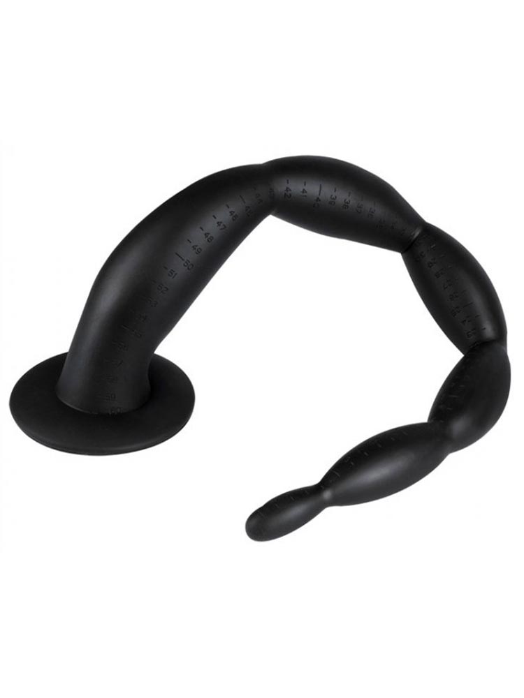 Analbeads Scale Long Dildo SMALL schwarz
