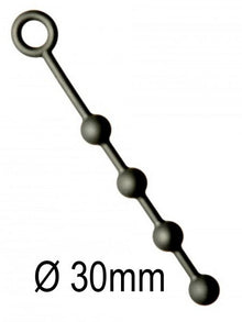 Analkugeln - Anal-Balls - Silikon -S- 4x30mm schwarz
