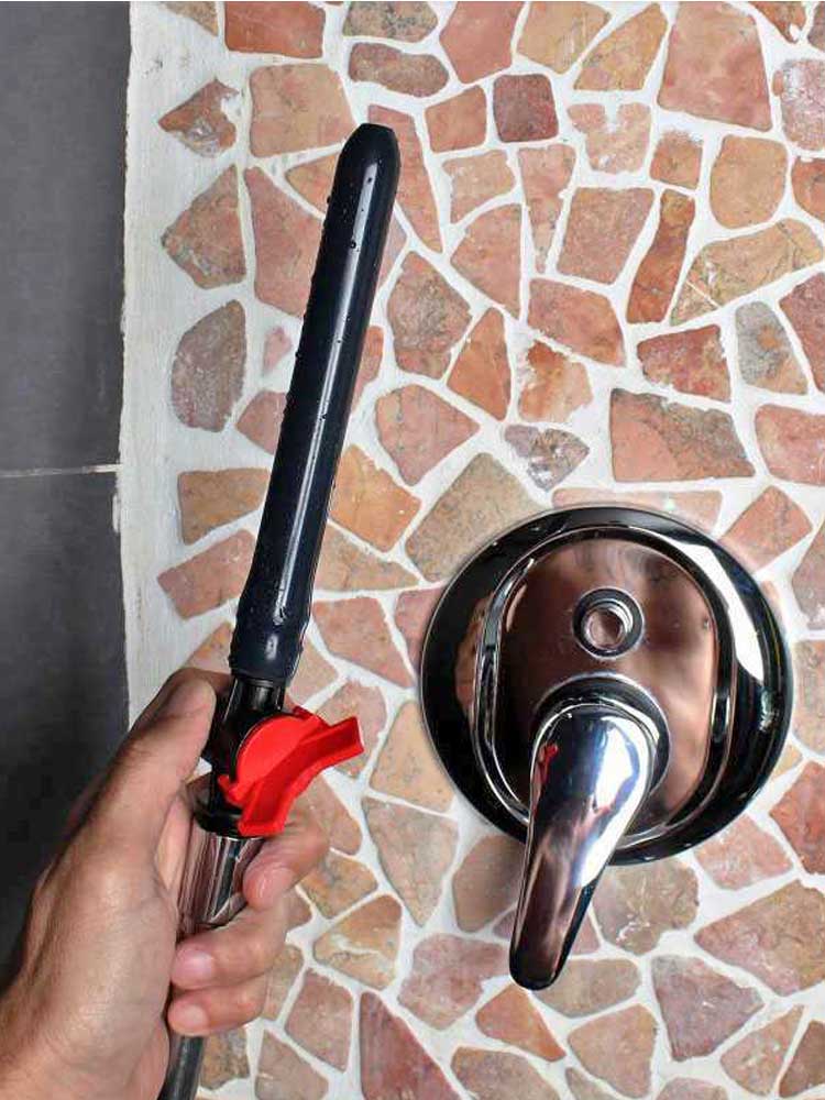 Analdusche 22cm aus Silikon mit Wasserregulierung
