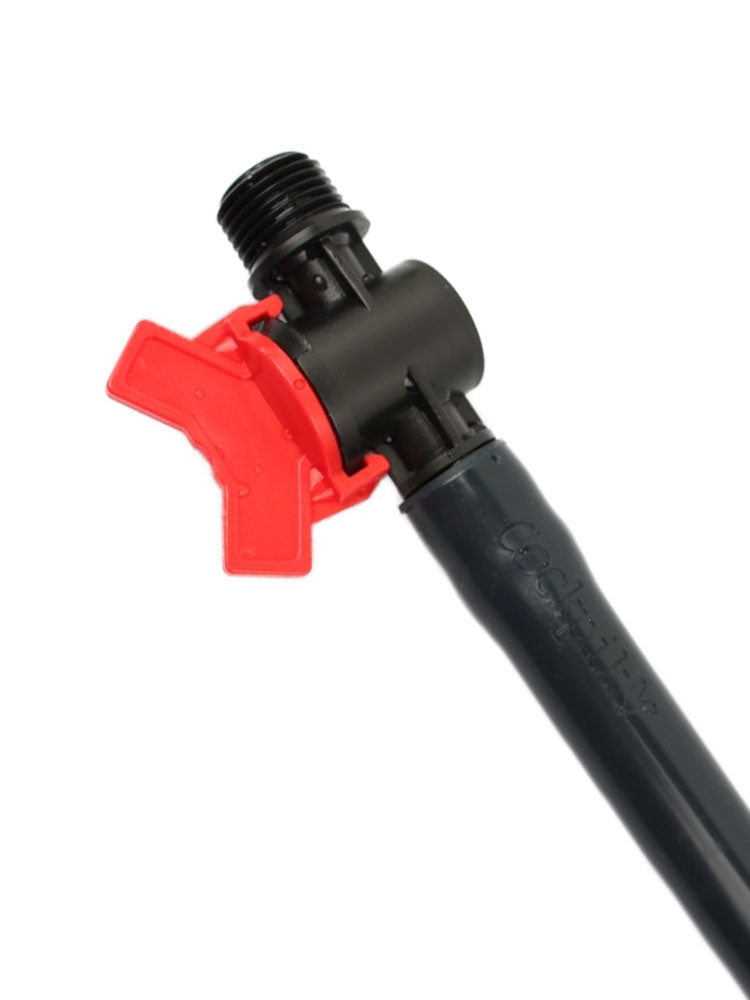 Analdusche 22cm aus Silikon mit Wasserregulierung