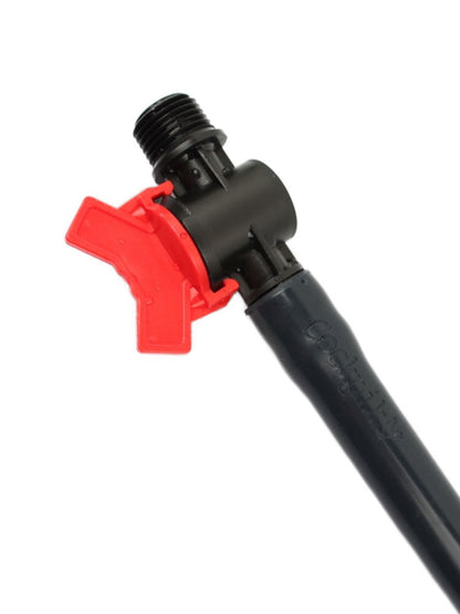 Analdusche 22cm aus Silikon mit Wasserregulierung