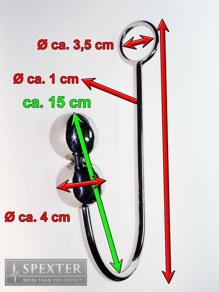 Analanker - Ass Hook - 40mm Doppelkugel