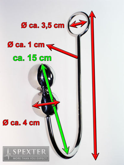 Analanker - Ass Hook - 40mm Doppelkugel