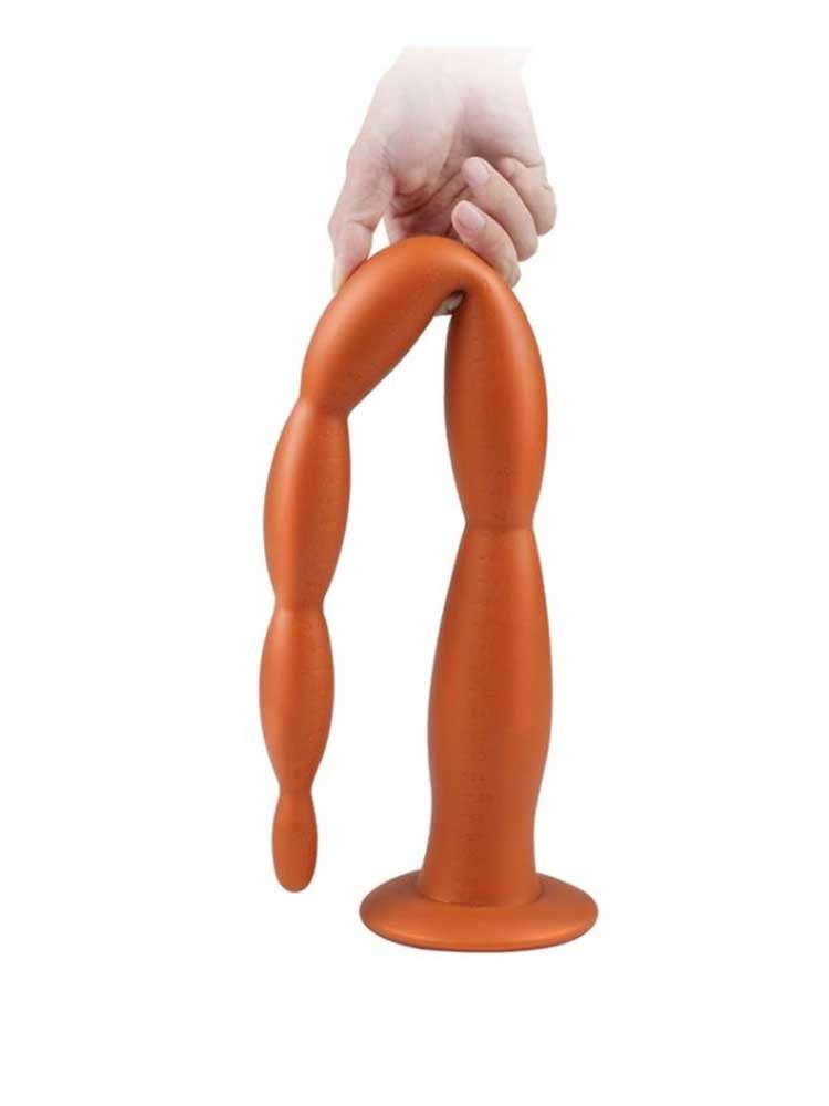 Analbeads Scale Long Dildo LARGE kupfer