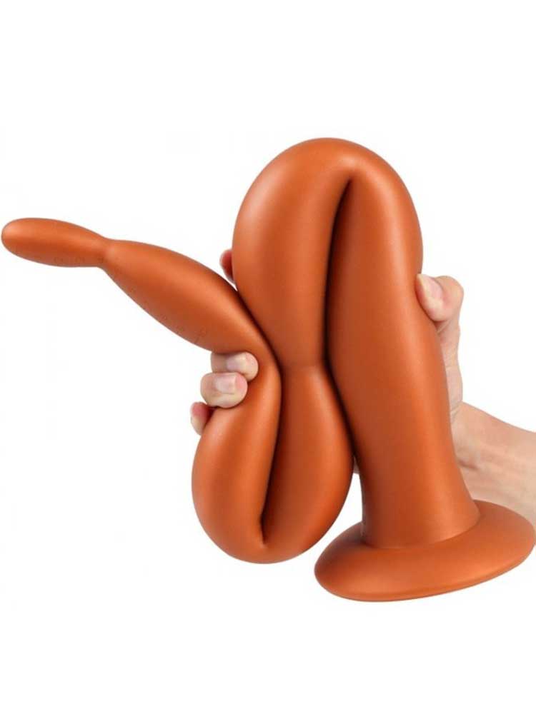 Analbeads Scale Long Dildo LARGE kupfer