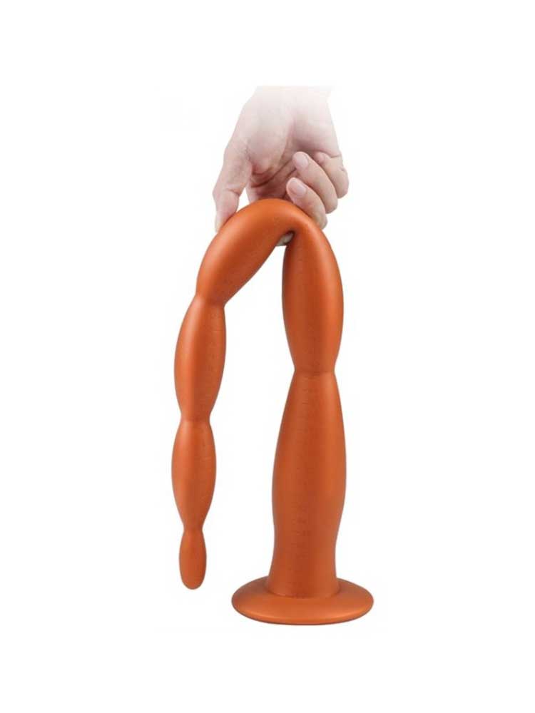 Analbeads Scale Long Dildo MEDIUM kupfer