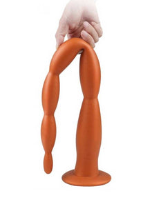 Analbeads Scale Long Dildo XLARGE kupfer