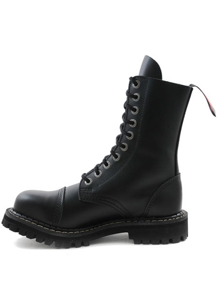 10-Loch Schnürstiefel Boots mit Stahlkappe