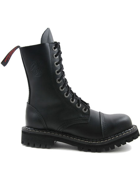 10-Loch Schnürstiefel Boots mit Stahlkappe