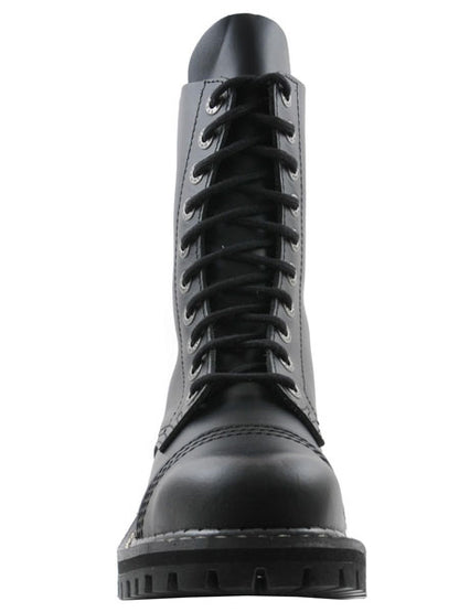 10-Loch Schnürstiefel Boots mit Stahlkappe