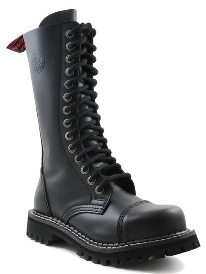 14-Loch Schnürstiefel Boots mit RV und Stahlkappe