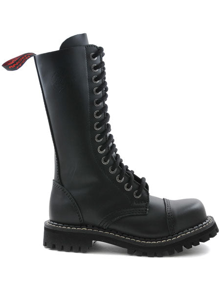 14-Loch Schnürstiefel Boots mit RV und Stahlkappe