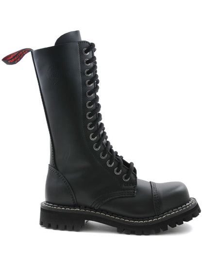 14-Loch Schnürstiefel Boots mit RV und Stahlkappe