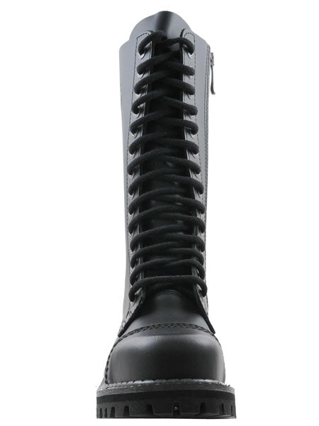 14-Loch Schnürstiefel Boots mit RV und Stahlkappe