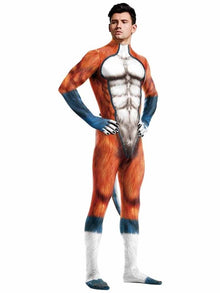 Animal Cosplay WILD DOG Overall orange