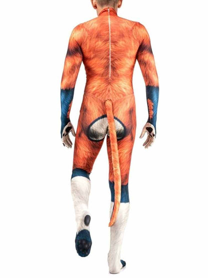 Animal Cosplay WILD DOG Overall orange