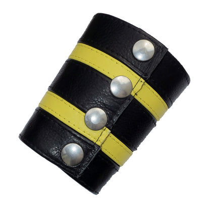 Armband SPEXTER DELUXE mit 2 gelben Streifen