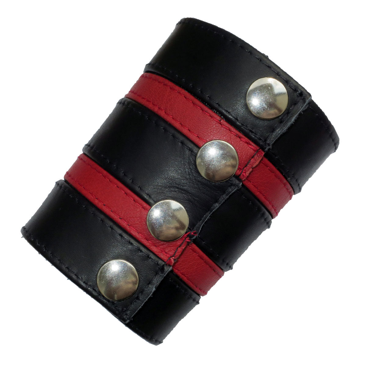 Armband SPEXTER DELUXE mit 2 roten Streifen