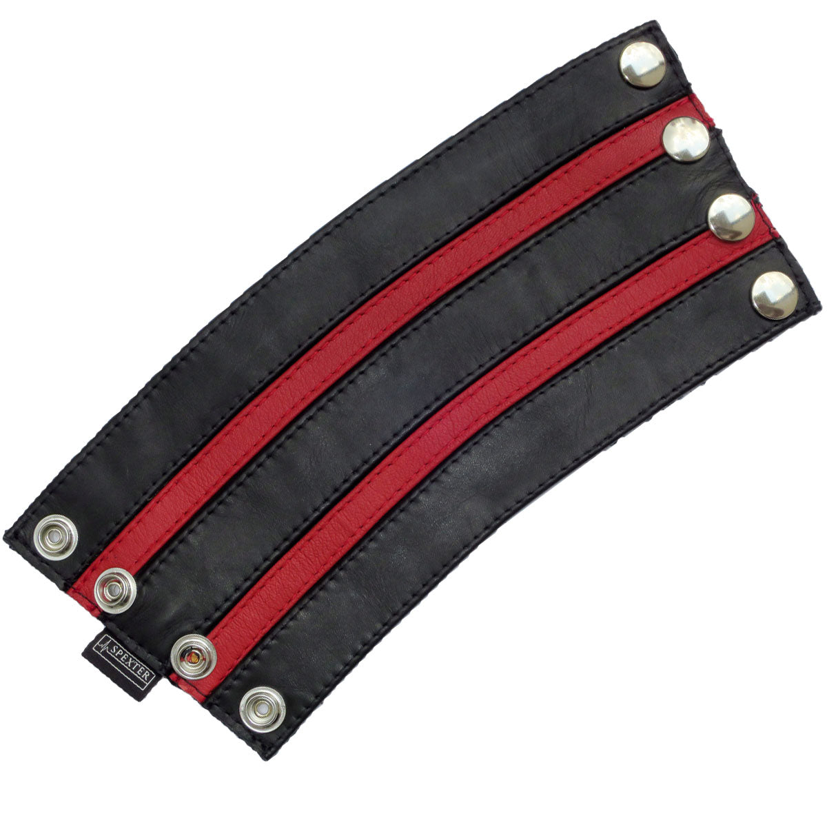 Armband SPEXTER DELUXE mit 2 roten Streifen