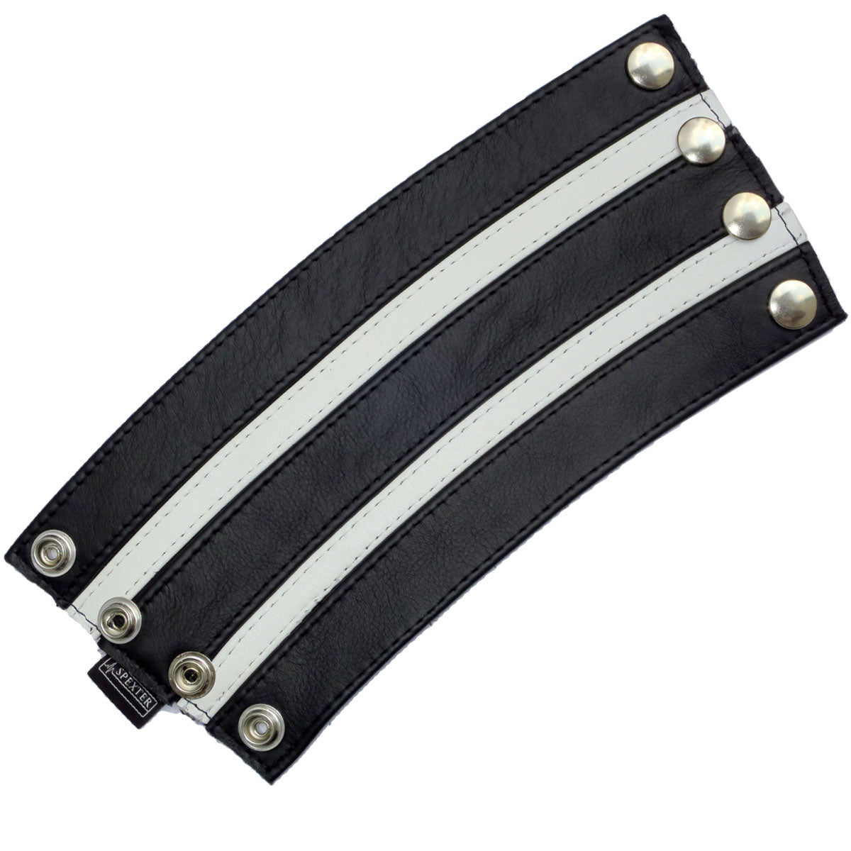 Armband SPEXTER DELUXE mit 2 weißen Streifen