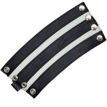 Armband SPEXTER DELUXE mit 2 weißen Streifen