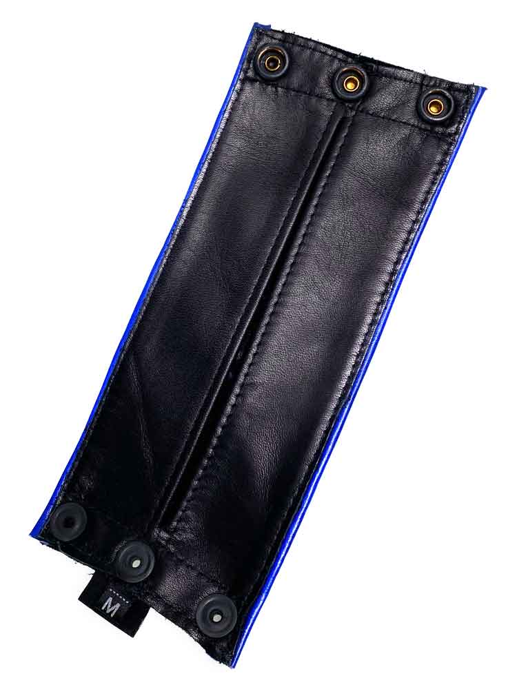 Arm-Geldbeutel, 2 schmale Streifen BLAU
