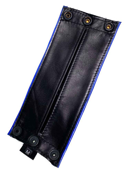 Arm-Geldbeutel, 2 schmale Streifen BLAU