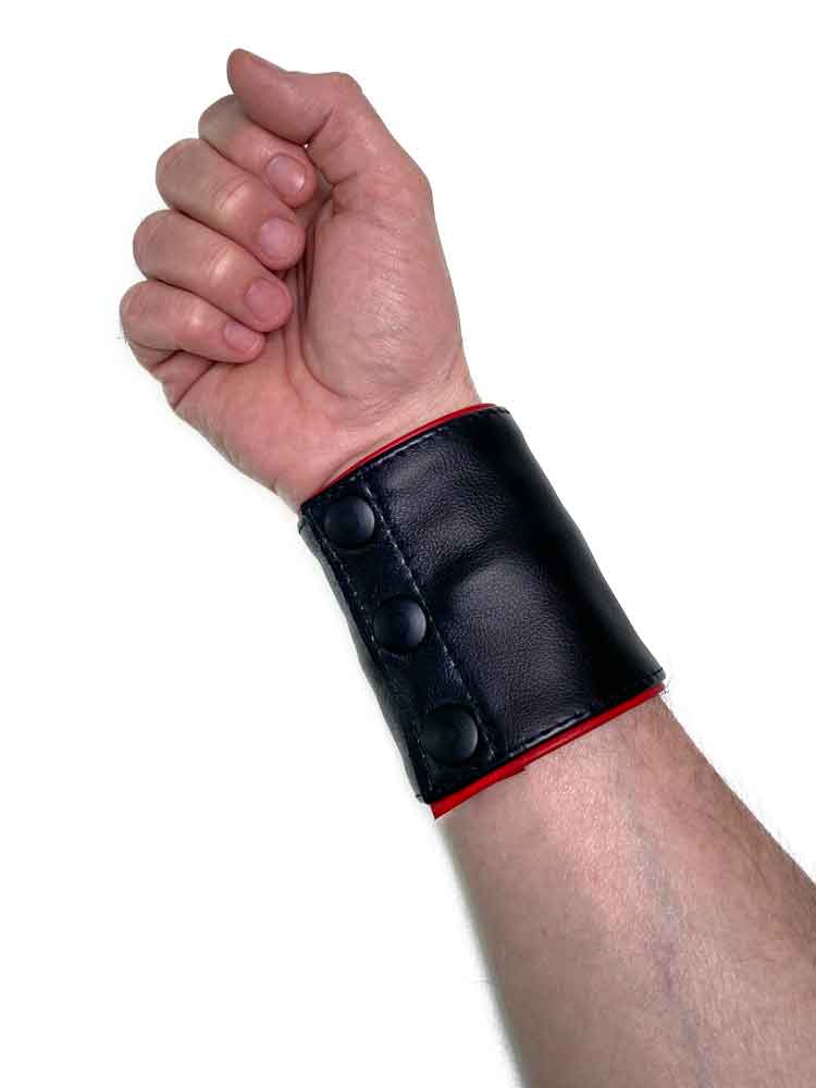 Arm-Geldbeutel, 2 schmale Streifen ROT