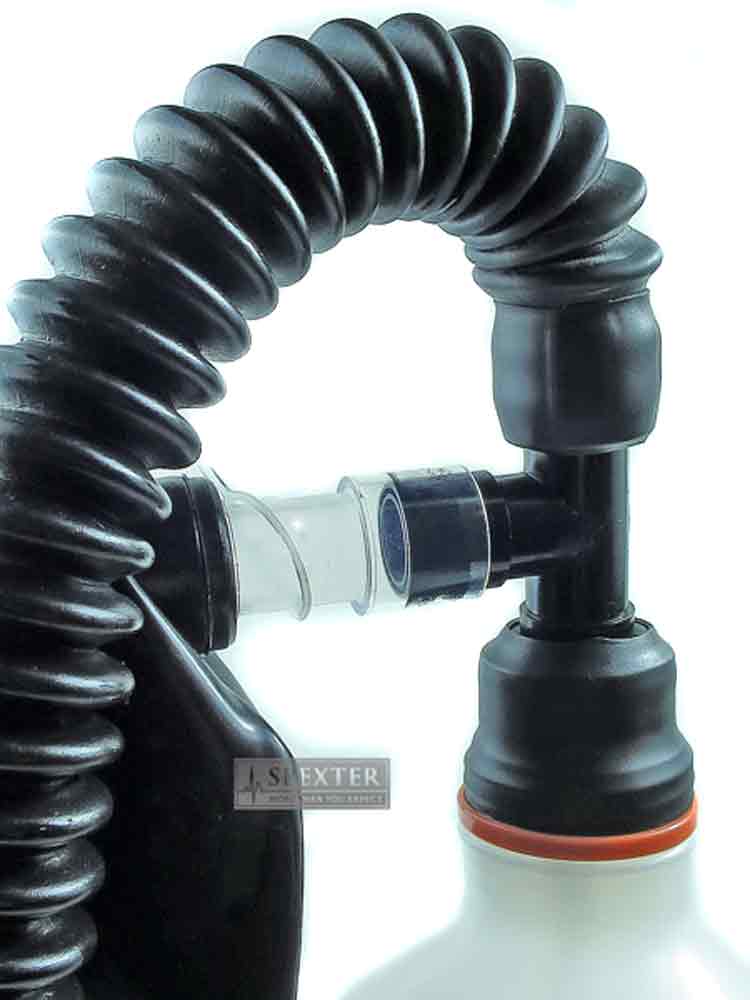 Aroma-Inhalator-Flasche mit Schlauch + Atembeutel