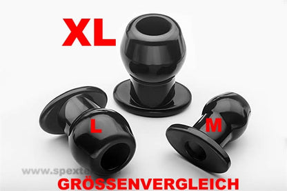 Tunnel-Plug, # XL schwarz
