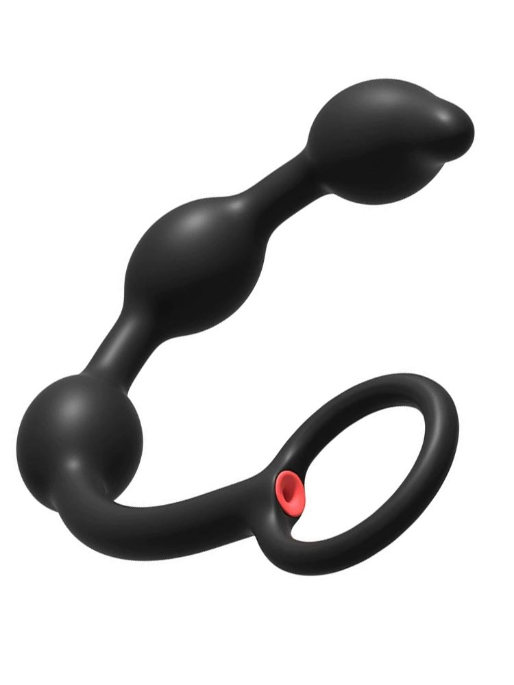 Analkugeln - Aufblasbar bis 6cm - schwarz