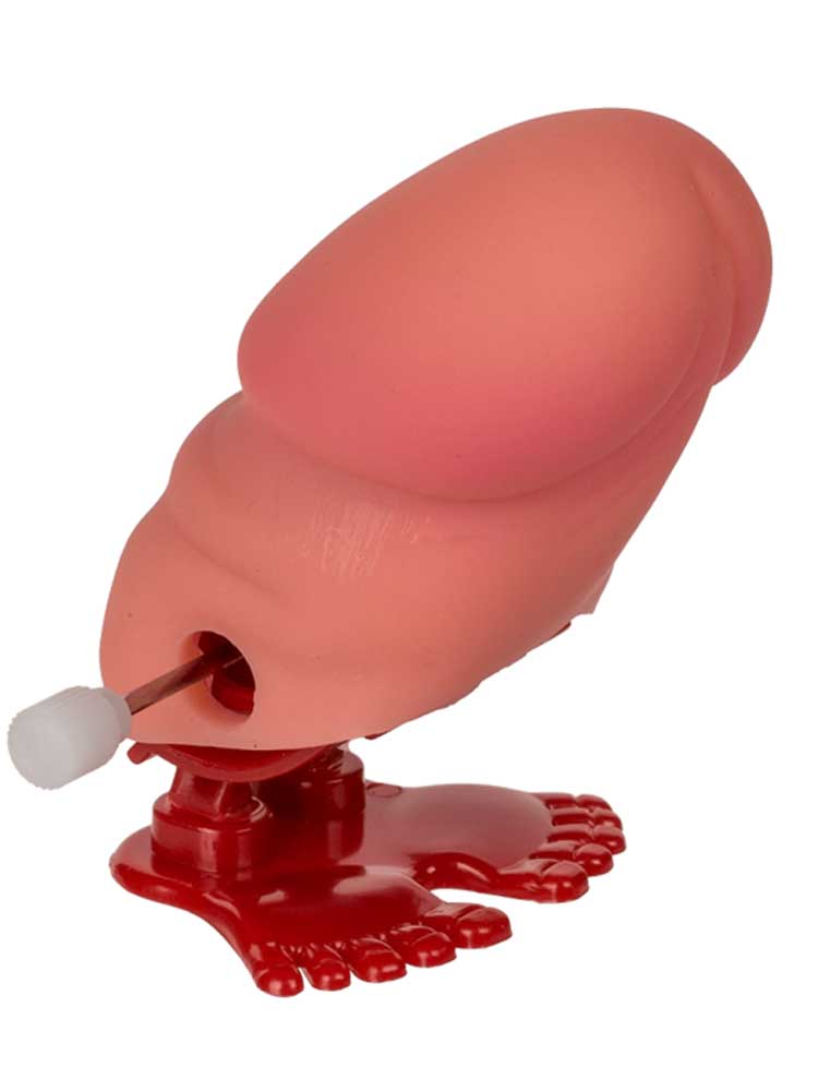 Aufziehbarer hüpfender Penis 7x3 cm