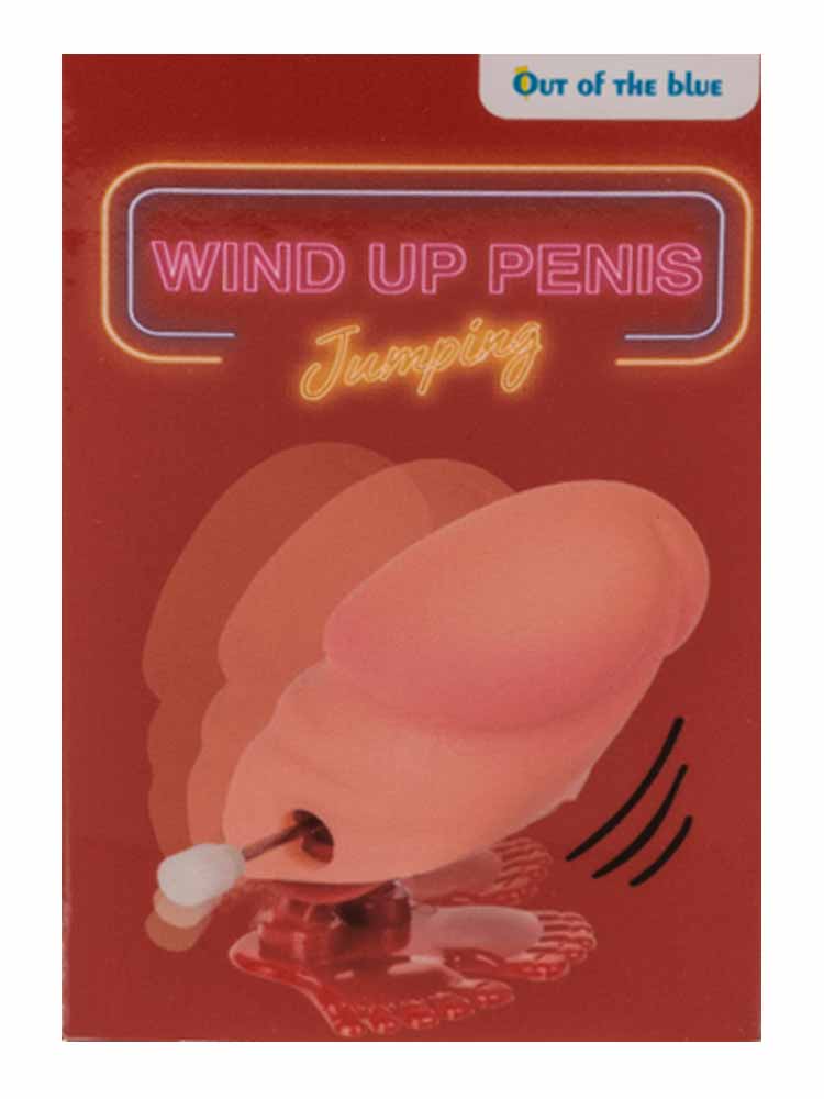 Aufziehbarer hüpfender Penis 7x3 cm