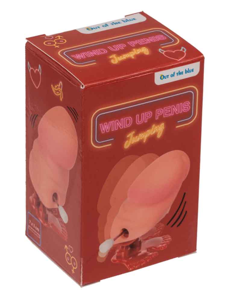 Aufziehbarer hüpfender Penis 7x3 cm