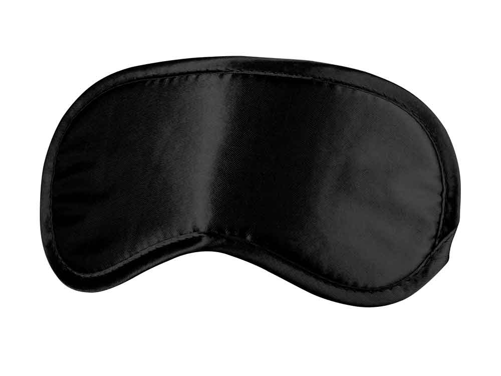 Augenbinde Schlafmaske - einfach, schwarz