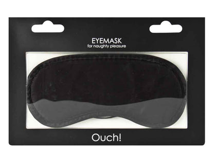 Augenbinde Schlafmaske - einfach, schwarz